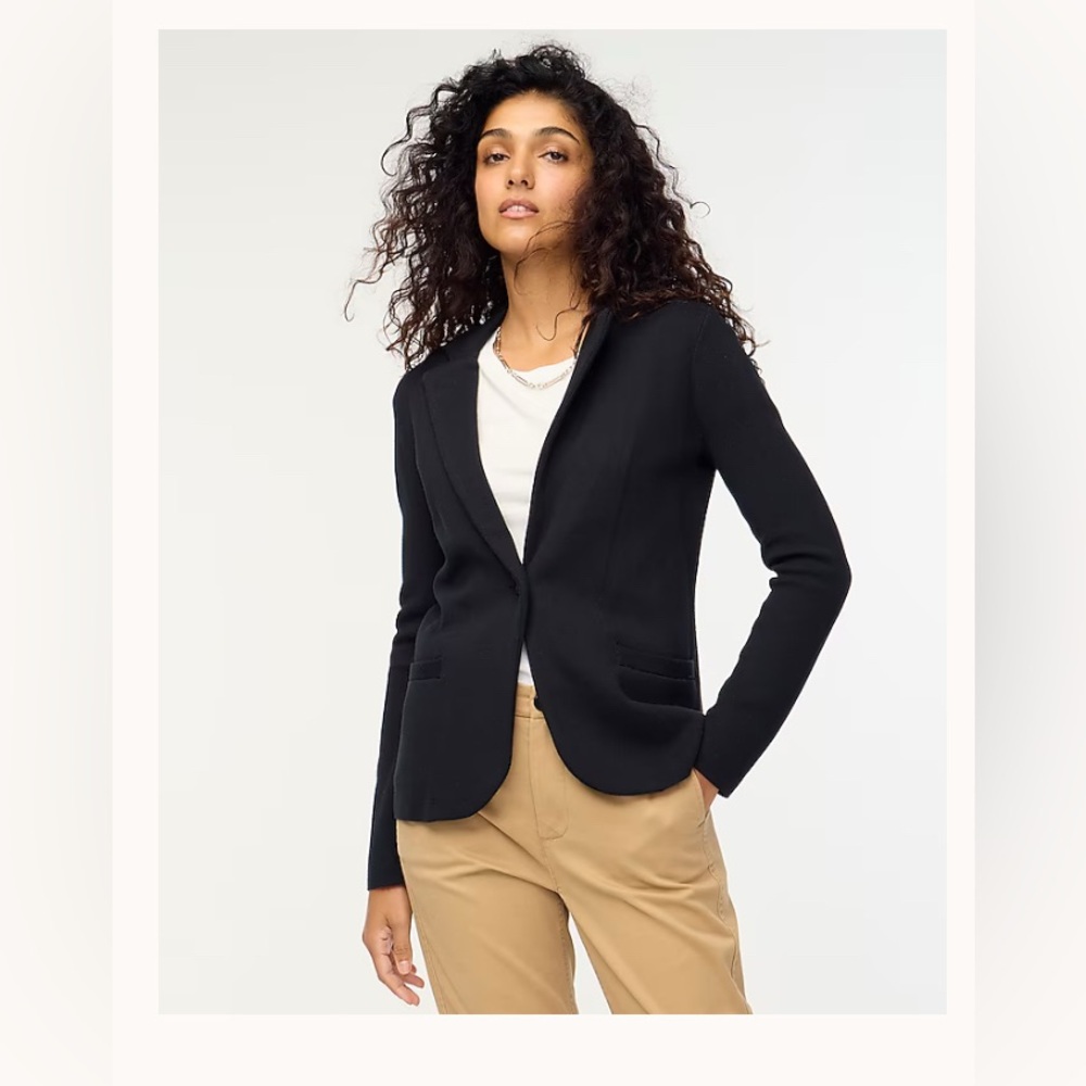 NWT J Crew Schoolboy sweater blazer